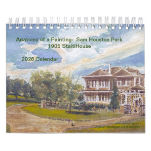 Calendrier Anatomie d'un tableau : Sam Houston Park 1905  Acc