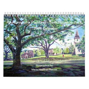 Calendrier Anatomie d'une peinture : Sam Houston Park 2025