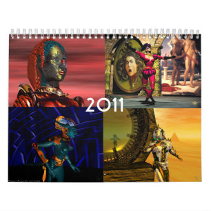 Calendrier ANDROÏDES, CYBORGS de la science fiction 2017 du