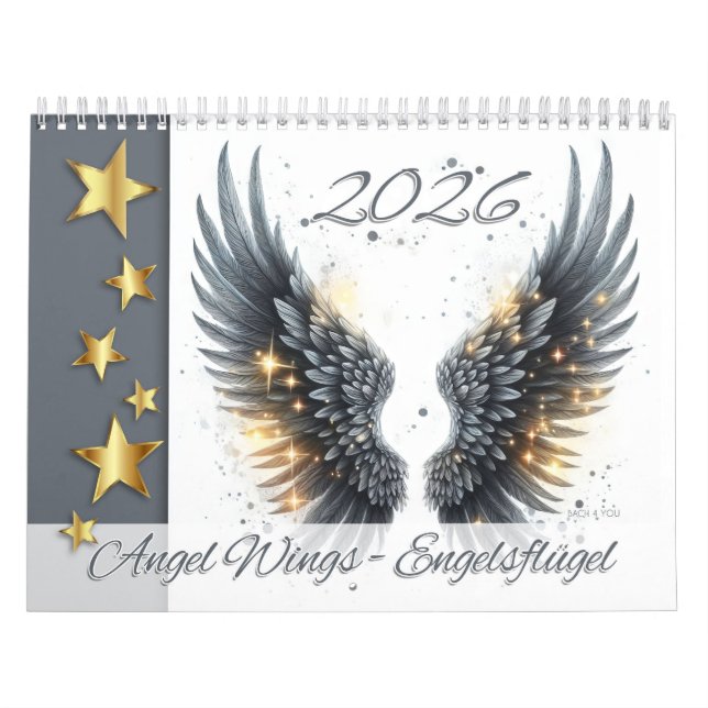 Calendrier Ange des ailes - Engelsflügel 2026 (Protection)