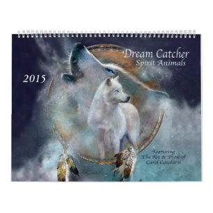 Calendrier animal 2015 d'art d'esprit rêveur de