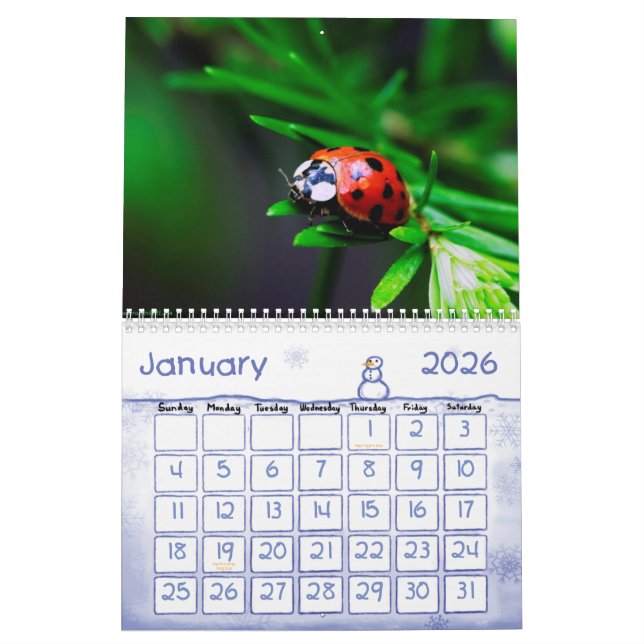 Calendrier animal 5 (Jan 2026)