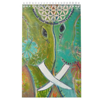 Calendrier Animal Soul Medicine 2026 Original Art Calendar 