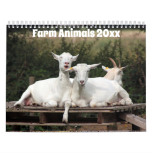 Calendrier Animaux adorables à la ferme