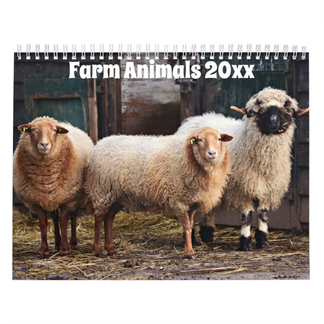 Calendrier Animaux de ferme (Protection)