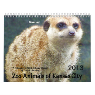 Calendrier Animaux de zoo de Kansas City