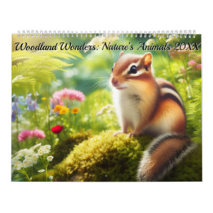 Calendrier Animaux des Bois 