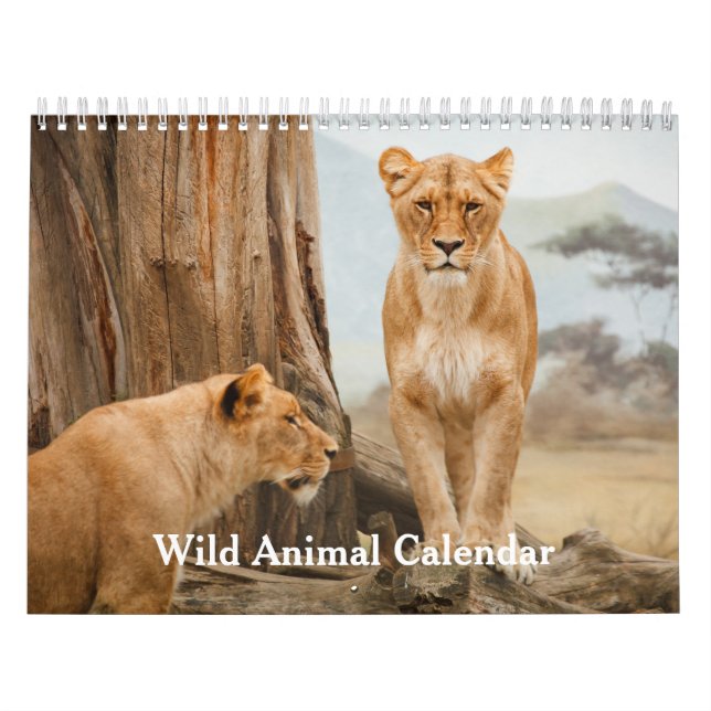 Calendrier Animaux sauvages 2025 (Protection)