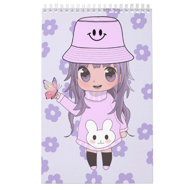 Calendrier anime girl calendar (Protection)