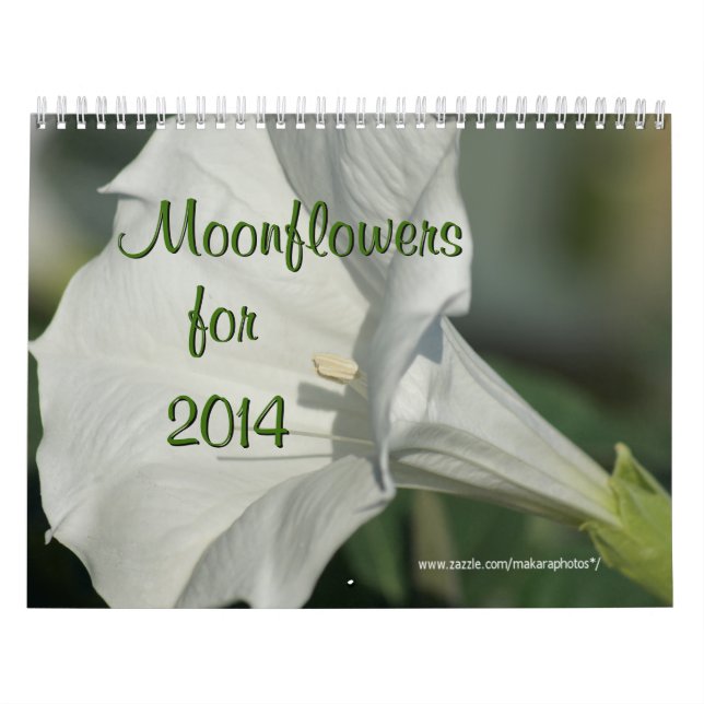 Calendrier ANNÉE de Moonflower Calendrier-EDIT comme (Protection)