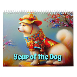 Calendrier Année du chien