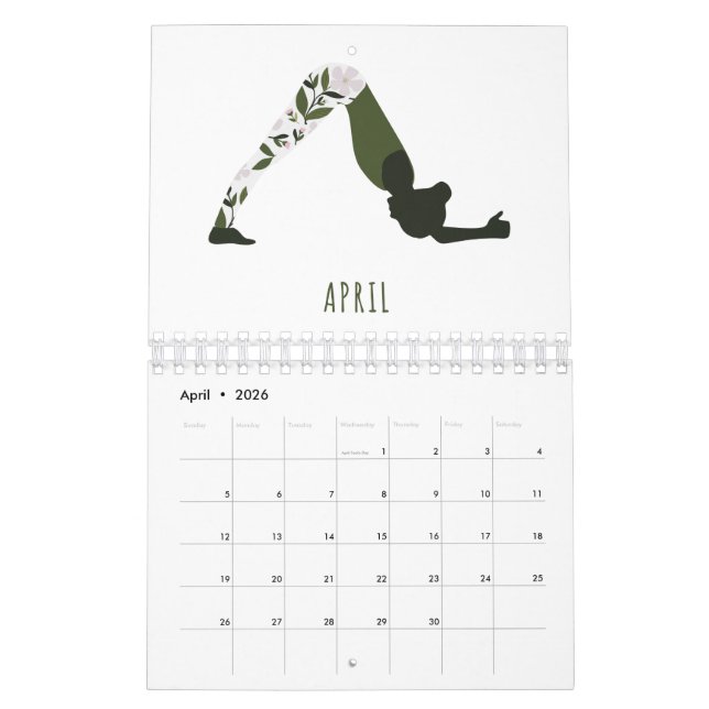 Calendrier Année du yoga (Apr 2026)