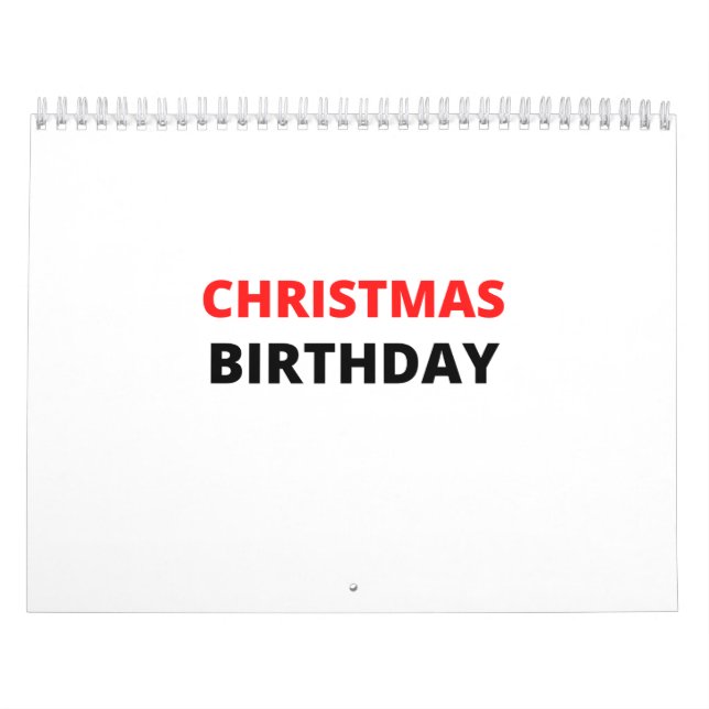 CALENDRIER ANNIVERSAIRE DE CHRISTMAS (Protection)