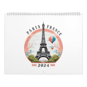 Calendrier Annuaires Paris France 2024, Paris France 2024