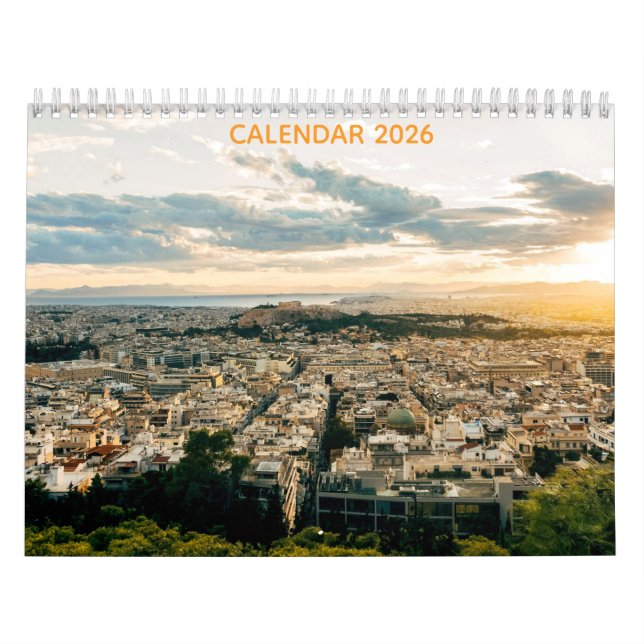 Calendrier Annual Beautiful 2026 Calendar (Protection)