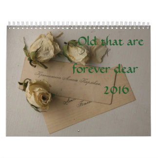 Calendrier antique 2016 de choses
