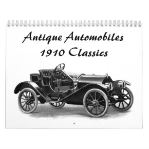 Calendrier Antique Automobiles - 1910 Classic Auto Designs