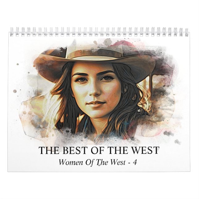 Calendrier *~* AP59 Femmes Femme Wild West Cowgirl 4 Calendri (Protection)