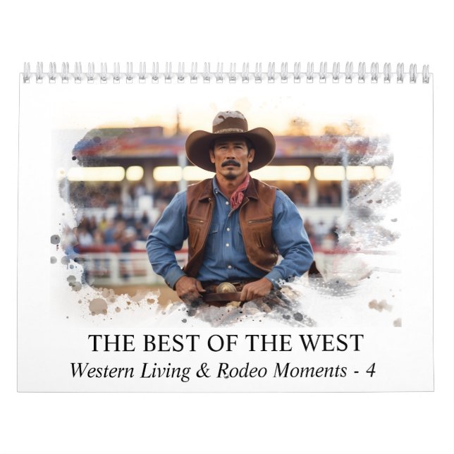 Calendrier *~* AP59 Wild West Cowboy Horse Rodeo 4 (Protection)