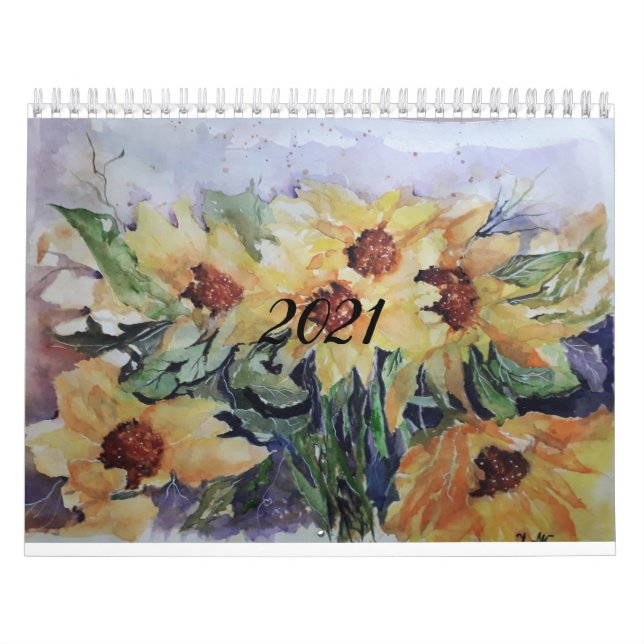 Calendrier Aquarelle 2021 (Protection)