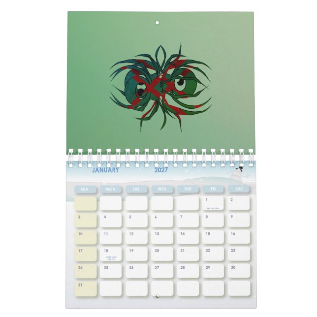 Calendrier Arachnid de Despair (Jan 2027)