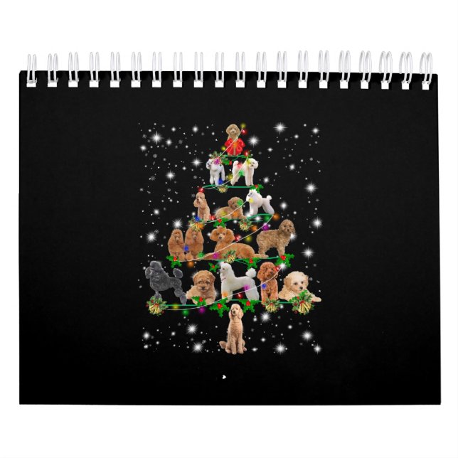 Calendrier Arbre De Noël Aux Canicules Couvert De Flamme De F (Protection)