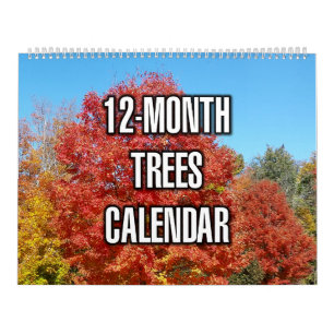 Calendrier Arbres de 12 mois
