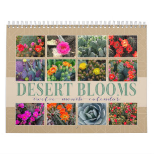 Calendrier Arizona Cactus   Les fleurs du désert Choisissez v