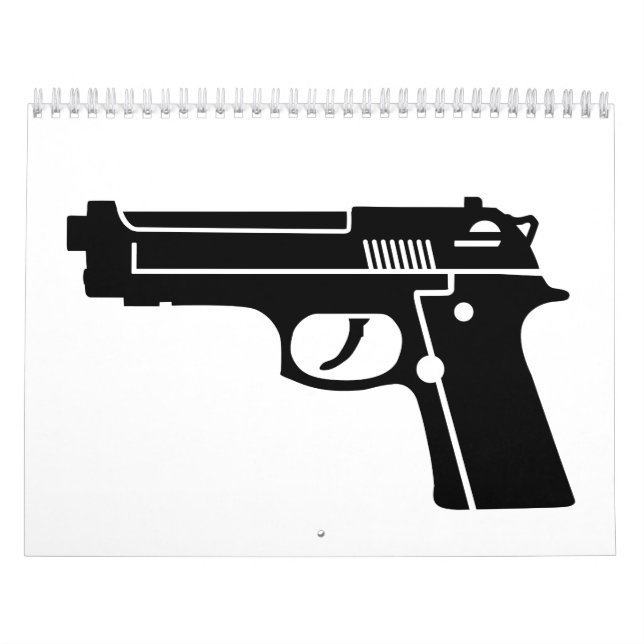 Calendrier Arme à feu noire (Protection)