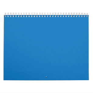 Calendrier Arrière-plan Bleu Uni – Conception de Modèle Minim
