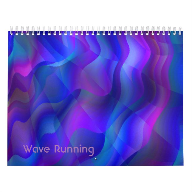 Calendrier Art Abstrait Cool en cours d'exécution (Protection)
