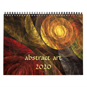 Calendrier Art Abstrait moderne 2020