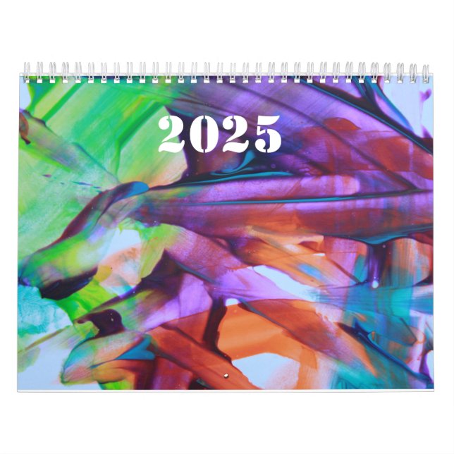 Calendrier Art Abstrait par "The Extraordinaire Jace" - Calen (Protection)