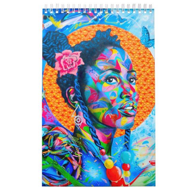 Calendrier Art coloré (Protection)