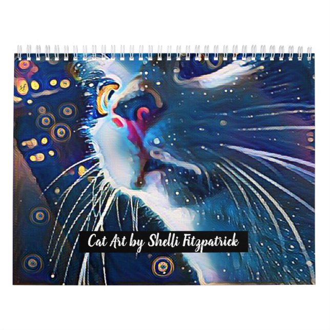 Calendrier Art de chat par Shelli Fitzpatrick Parce que, Chat (Protection)