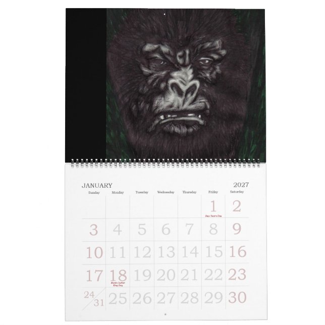 Calendrier Art de Magnus (Jan 2027)