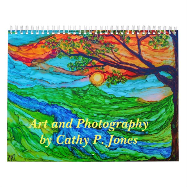 Calendrier Art et photographie par Cathy P. Jones (Protection)