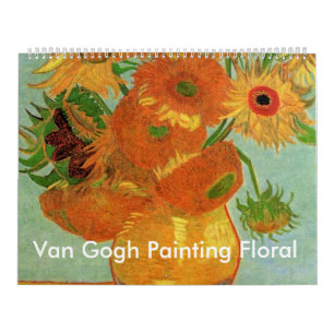Calendrier Art floral Van Gogh