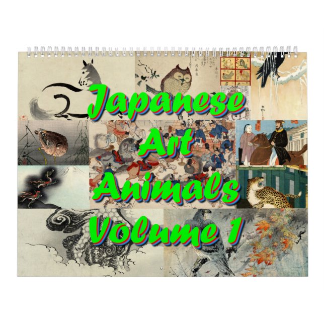 Calendrier Art japonais - Animaux Volume 1 (Protection)
