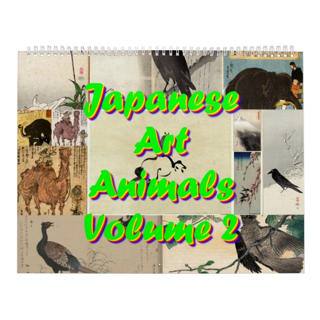 Calendrier Art japonais - Animaux Volume 2 (Protection)