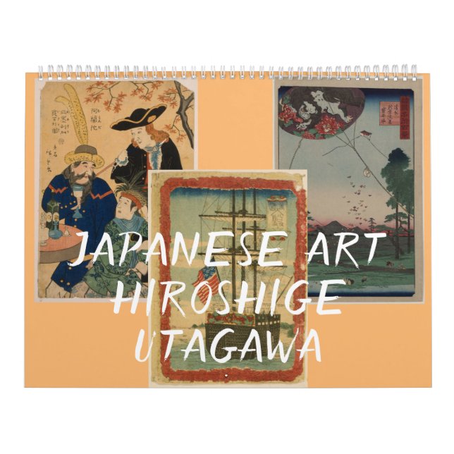 Calendrier Art japonais - Hiroshige Utagawa (Protection)