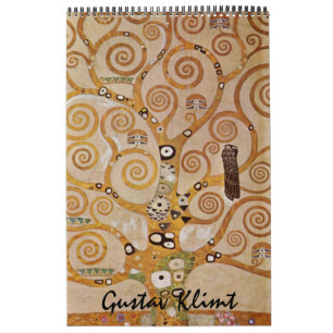 Calendrier Art moderne Gustav Klimt, Art nouveau Vintage