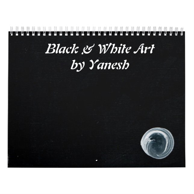Calendrier Art noir et blanc par Yanesh (Protection)