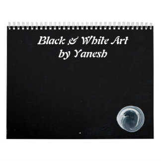Calendrier Art noir et blanc par Yanesh