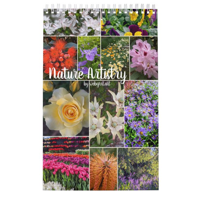 Calendrier Artiste de la nature - Fleurs Vol 1 (Protection)