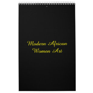 Calendrier artistique des femmes africaines modern