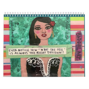 Calendrier artistique des mauvaises filles