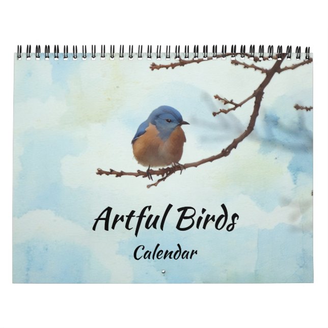 Calendrier artistique des oiseaux naturels (Protection)