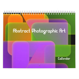 Calendrier artistique photographique Abstrait