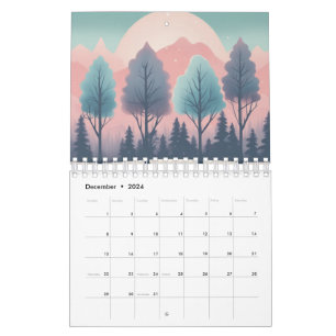 Calendrier artistique saisonnier   Vibrant Pastel
